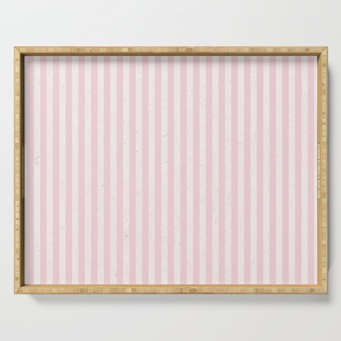 Pink Stripes Serving Tray Gallery Image 1