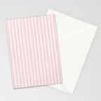 Pink Stripes Stationery Card Gallery Image 2