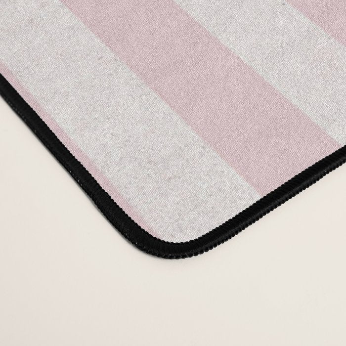 Pink Stripes Desk Mat Gallery Image 4
