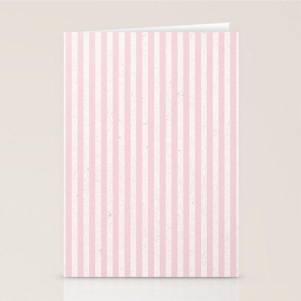Pink Stripes Stationery Card Gallery Image 2