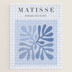 Blue Matisse Exhibition Poster - Light Blue Henri Matisse Cut Outs Vintage Poster Matisse Jigsaw Puzzle Gallery Image 1