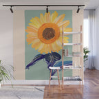 Sunflower 2 Wall Mural Gallery Image 1