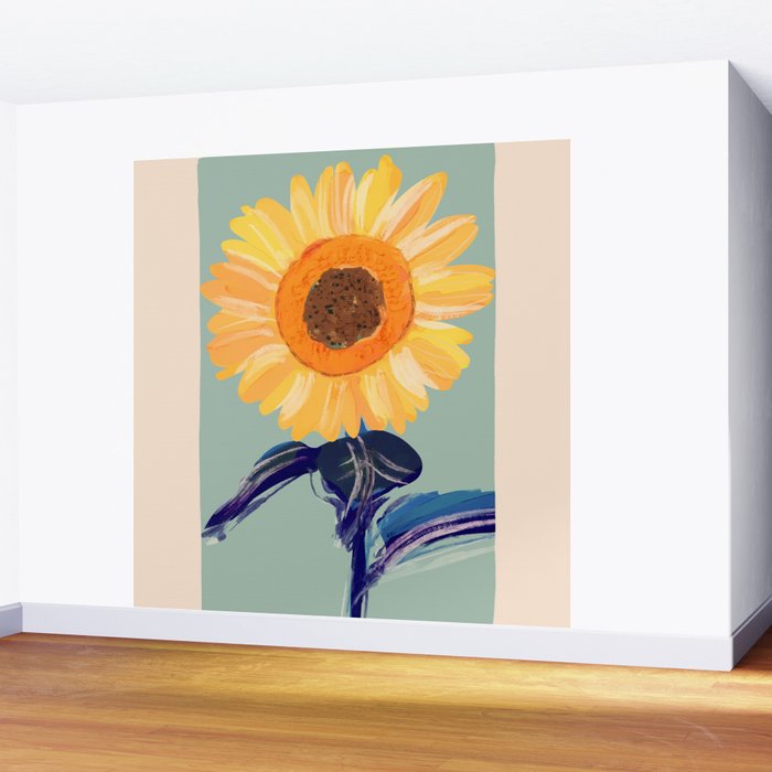 Sunflower 2 Wall Mural Gallery Image 2
