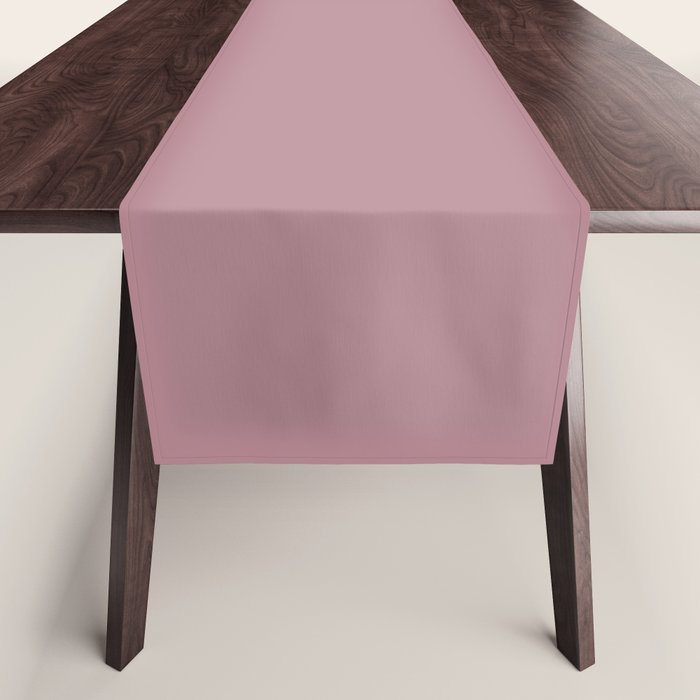Solid Dusty Mauve Table Runner Gallery Image 1