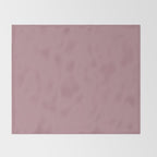 Solid Dusty Mauve Throw Blanket Gallery Image 2