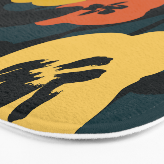 Midnight Flowers Bath Mat Gallery Image 3