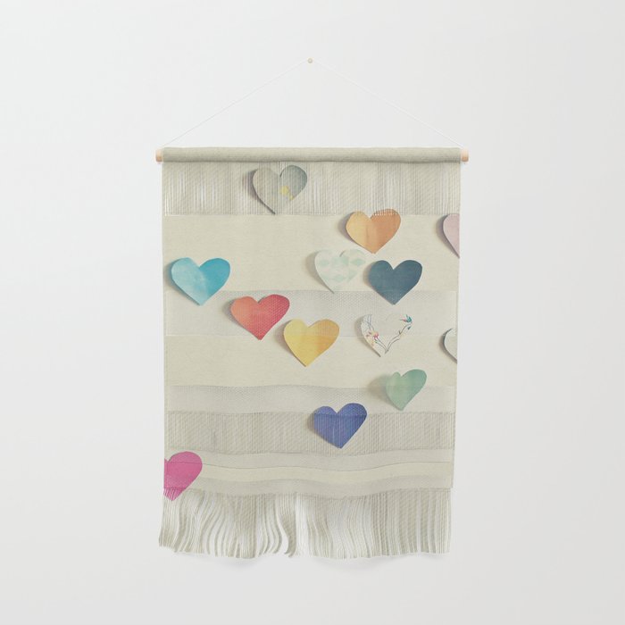Paper Hearts Wall Hanging Gallery Image 1