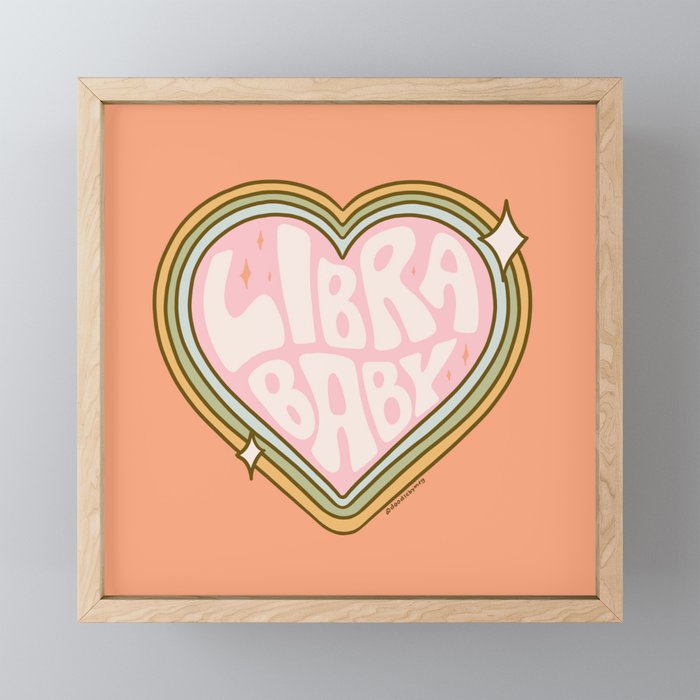 Libra Baby Mini Art Print Gallery Image 1