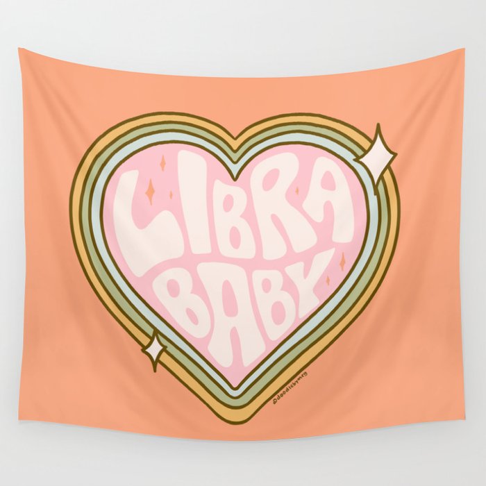 Libra Baby Wall Tapestry Gallery Image 4