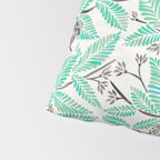 Happy Sloth - Tropical Mint Rainforest Pillow Sham Gallery Image 4