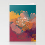 You Are Not Alone In This Stationery Card Gallery Image 2