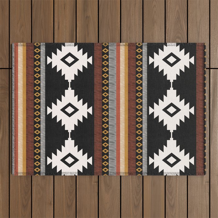Pueblo in Sienna Outdoor Rug Gallery Image 1