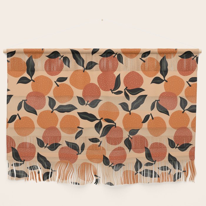 Seamless Citrus Pattern / Oranges Wall Hanging Gallery Image 1