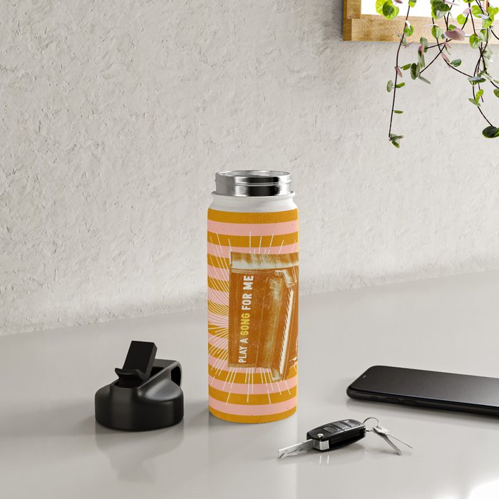 PLAY A SONG FOR ME Water Bottle Gallery Image 4