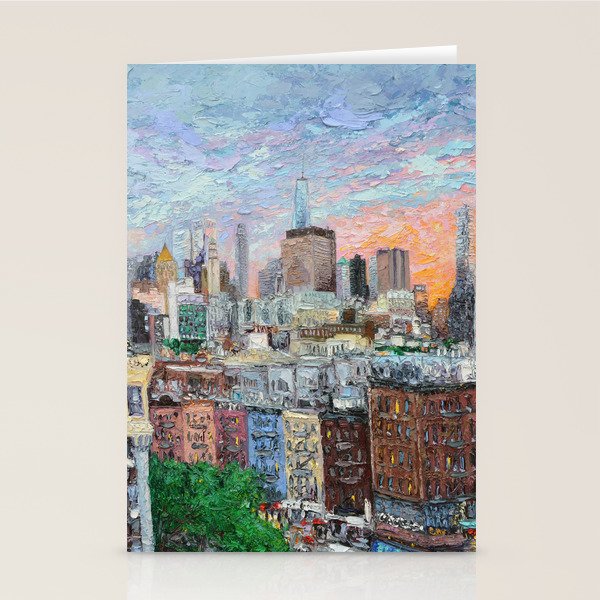 Sunset on Empire City Stationery Card Gallery Image 2