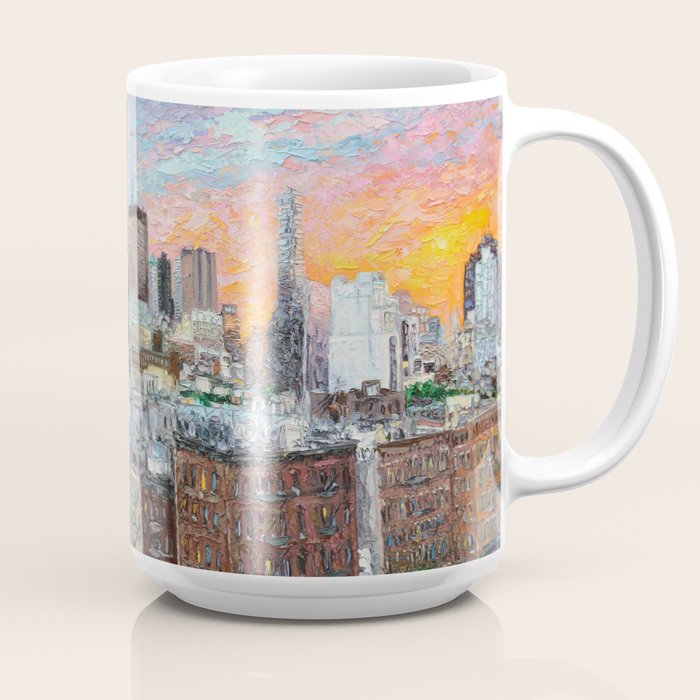 Sunset on Empire City Coffee Mug Gallery Image 2