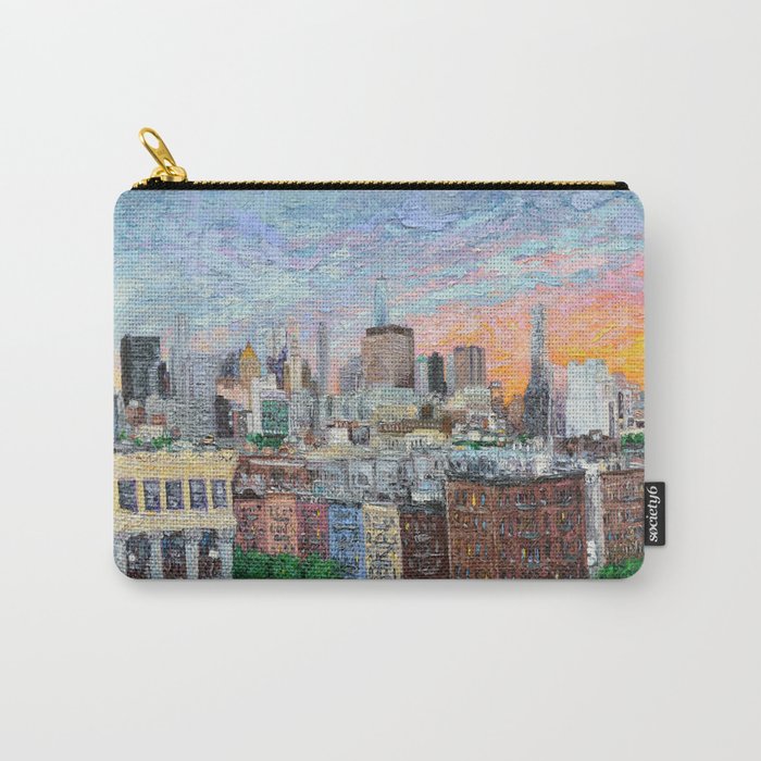 Sunset on Empire City Carry All Pouch Gallery Image 1