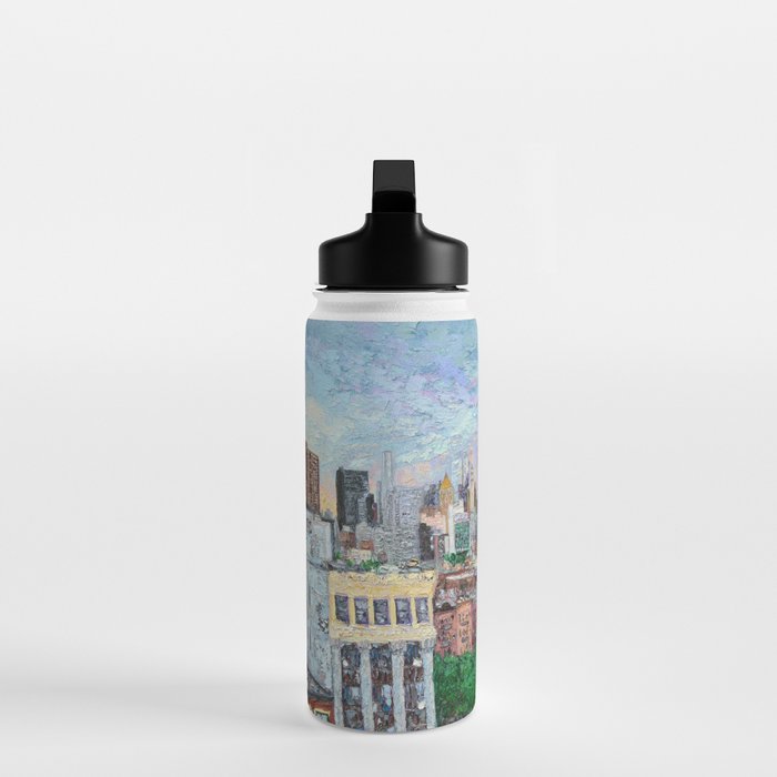Sunset on Empire City Water Bottle Gallery Image 3