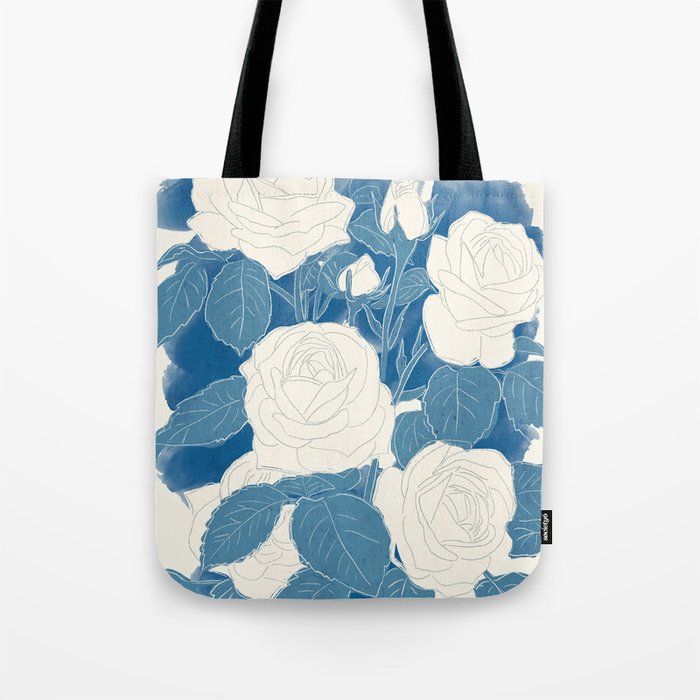 White Roses 7 Tote Bag Gallery Image 1