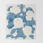 White Roses 7 Throw Blanket Gallery Image 2