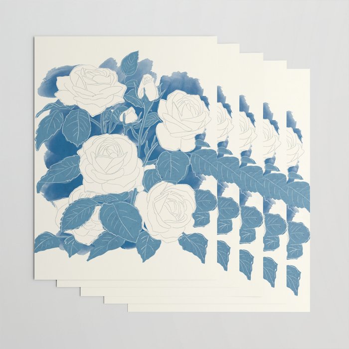 White Roses 7 Wrapping Paper Gallery Image 3