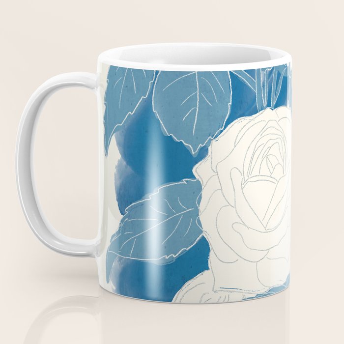 White Roses 7 Coffee Mug Gallery Image 3