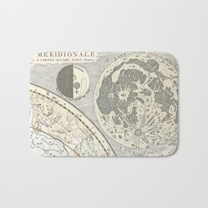 Star map of the Southern Starry Sky Bath Mat Gallery Image 1