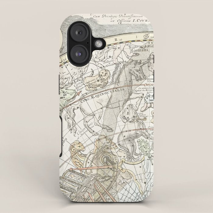 Star map of the Southern Starry Sky iPhone Case Gallery Image 1