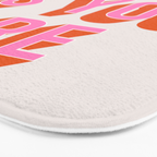 Come As You Are (Pink Orange) Bath Mat Gallery Image 3