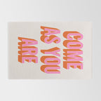 Come As You Are (Pink Orange) Rug Gallery Image 2