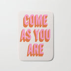 Come As You Are (Pink Orange) Bath Mat Gallery Image 1