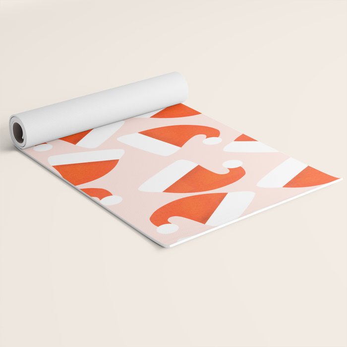 Santa Hat pattern Yoga Mat Gallery Image 2