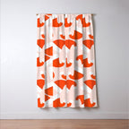 Santa Hat pattern Window Curtain Gallery Image 3