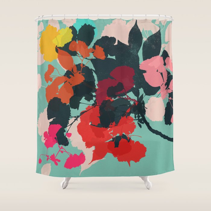 cherry blossom 5 h Shower Curtain Gallery Image 1