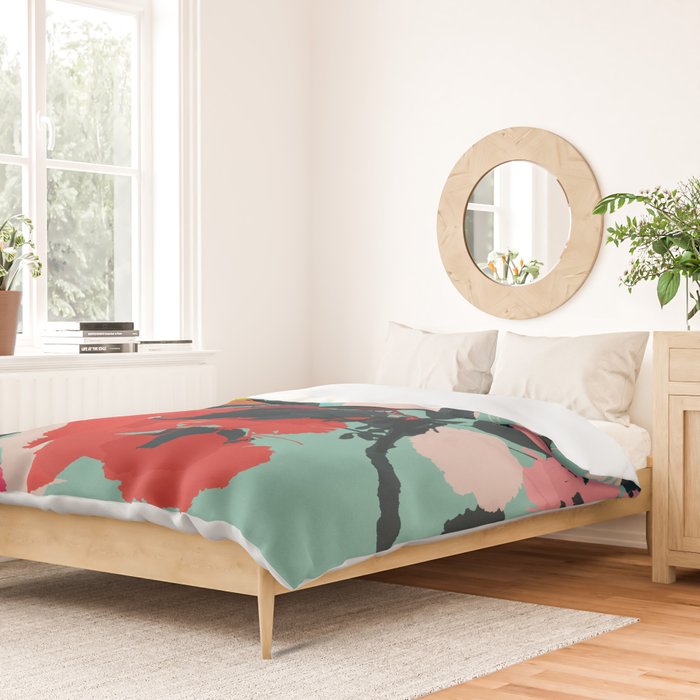 cherry blossom 5 h Duvet Cover Gallery Image 2