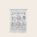 Lacrosse Player Equipment Vintage Patent Drawing Print Wall Hanging Gallery Image 1