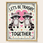 Lets be trashy together Serving Tray Gallery Image 1