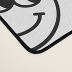 Funny happy face cartoon doodle pattern Desk Mat Gallery Image 4