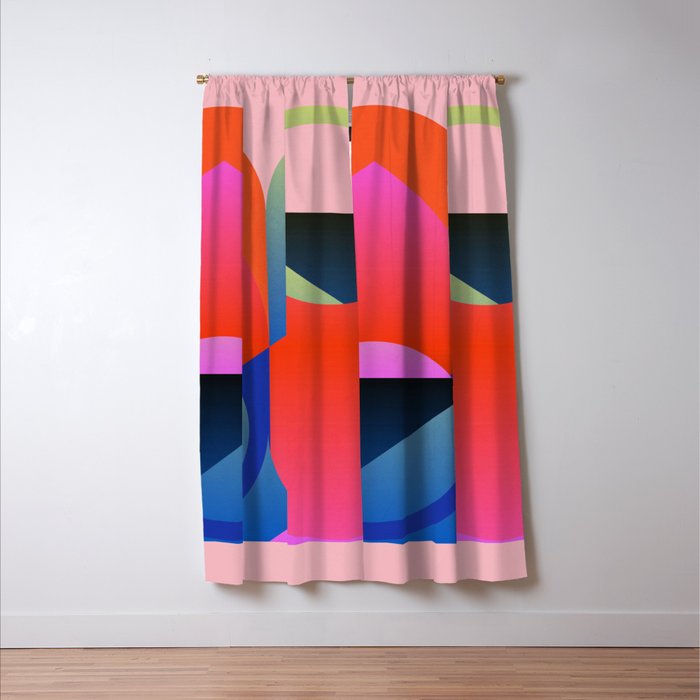 Abstract Shapes 25 Window Curtain Gallery Image 3