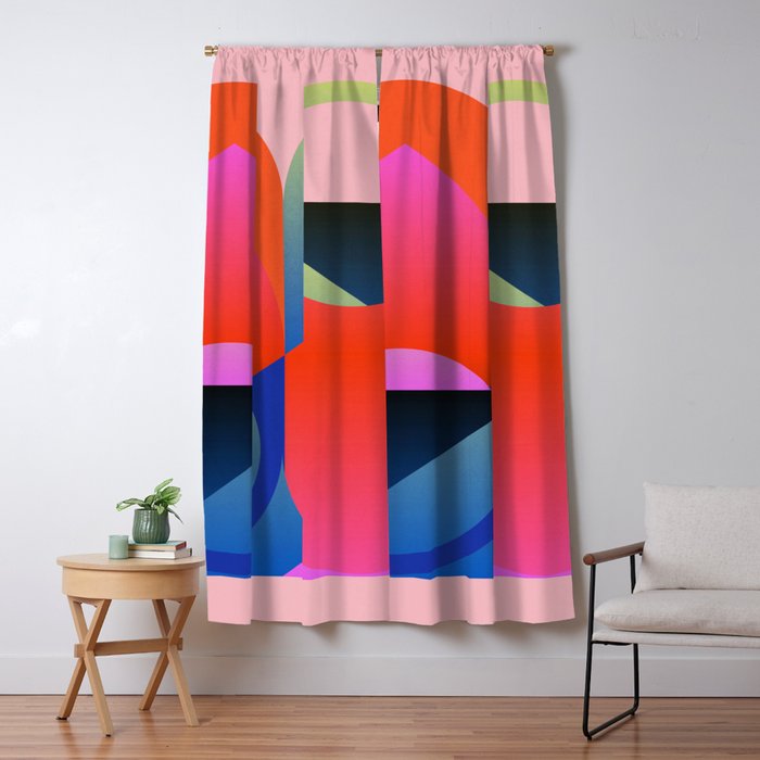 Abstract Shapes 25 Window Curtain Gallery Image 5