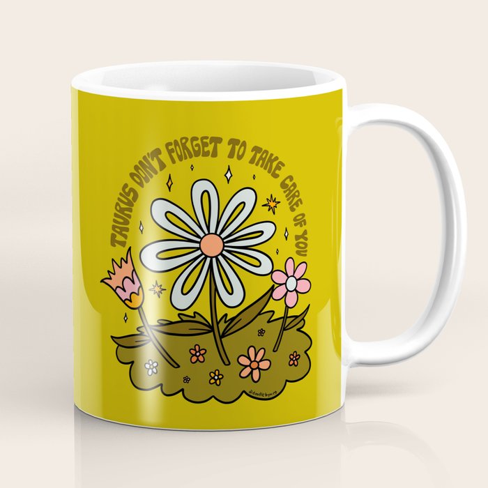 Taurus Flower Coffee Mug Gallery Image 1