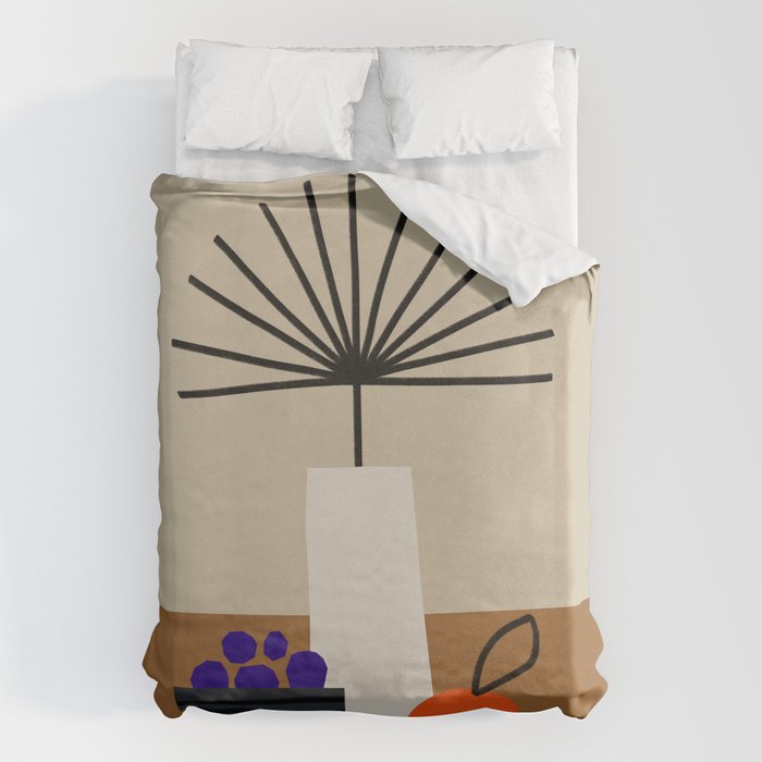Modern Still Life #1 Duvet Cover Gallery Image 6