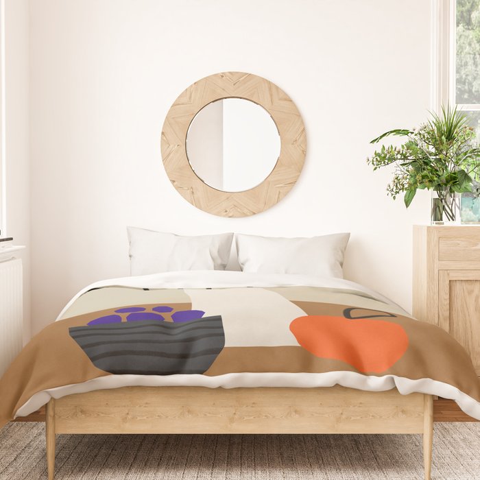 Modern Still Life #1 Duvet Cover Gallery Image 3