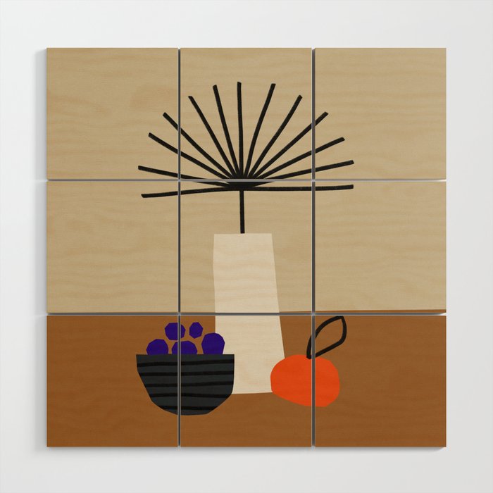 Modern Still Life #1 Wood Wall Art Gallery Image 1