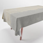 Geometrical ombre glacier gray gold watercolor Tablecloth Gallery Image 1