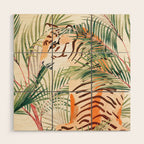 Jungle Cat Wood Wall Art Gallery Image 1