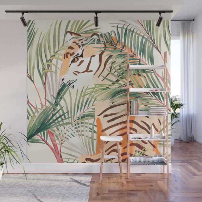 Jungle Cat Wall Mural Gallery Image 1
