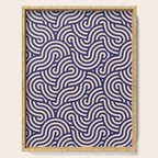 SWIRL Lapis and Almond Serving Tray Gallery Image 1