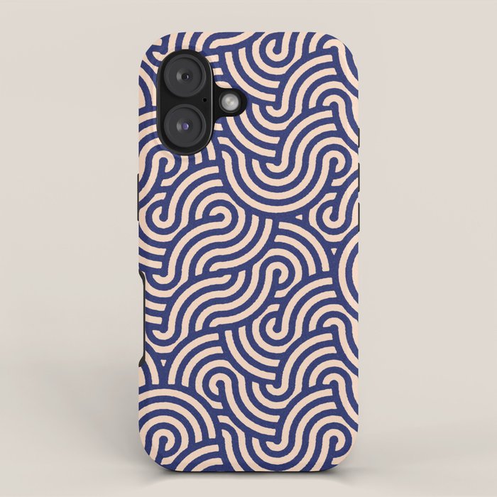 SWIRL Lapis and Almond iPhone Case Gallery Image 1