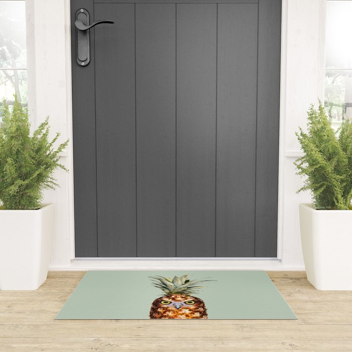 PINEAPPLE OWL Welcome Mat Gallery Image 3